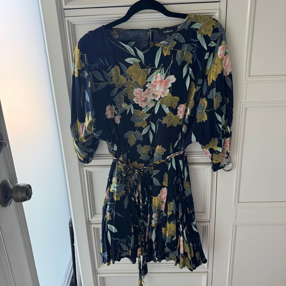 New Aakaa brand  floral mini dress